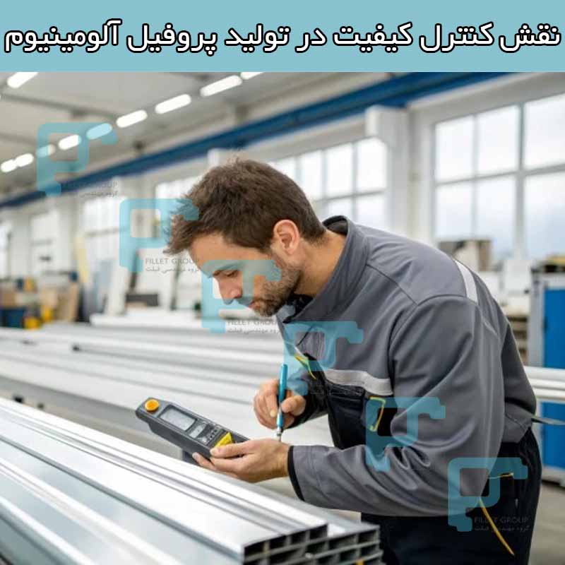 نقش کنترل کیفیت در تولید پروفیل آلومینیوم