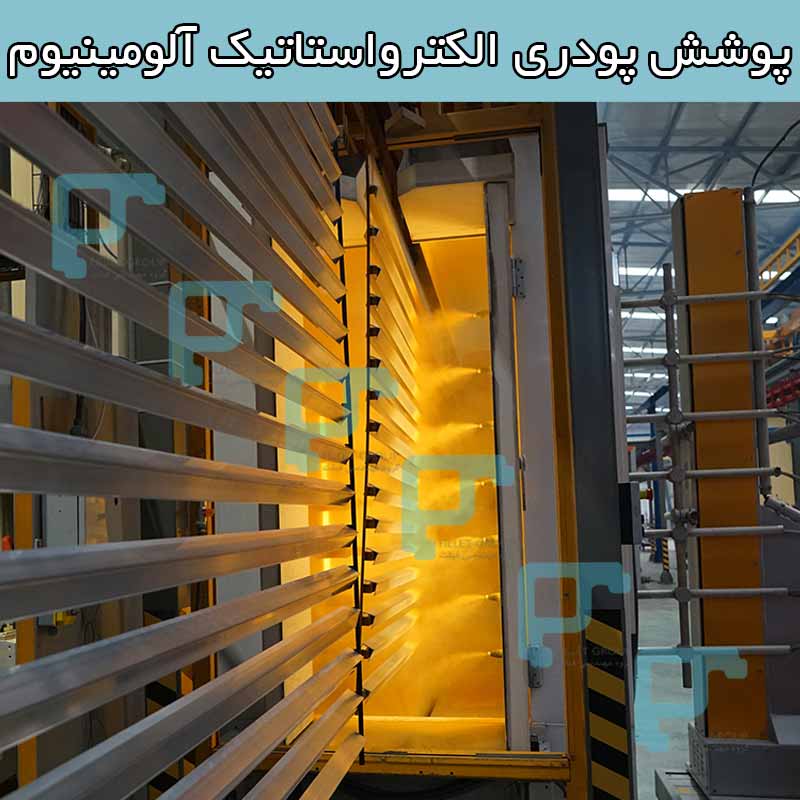 پوشش پودری الکترواستاتیک آلومینیوم